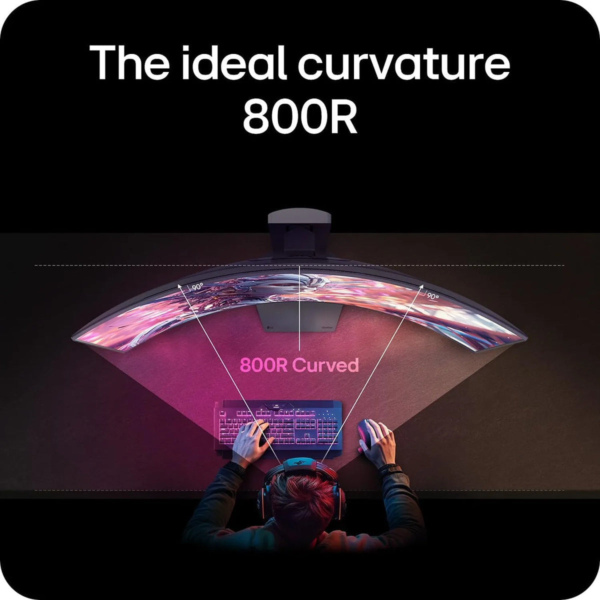 LG 39GX900A-B 800R curved OLED gaming monitor for an immersive UltraWide gaming experience -tpstech.in