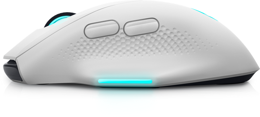 Dell Alienware AW620M RGB 26,000 DPI Optical 2.4GHz Wireless Gaming Mouse - Lunar Light
