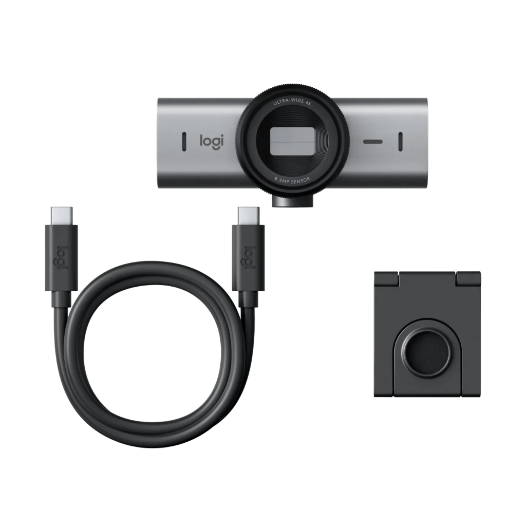 Logitech MX Brio 705 for Business 4K Webcam – AI Image Enhancement, 60fps, Privacy Shutter, USB-C