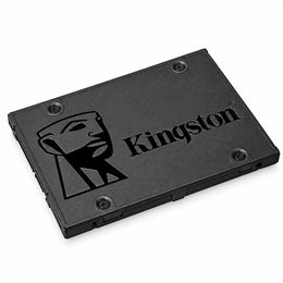 Repacked Kingston A400 120GB SATA SSD for Desktop and Notebook angled perspective view showing Kingston logo -tpstech.in