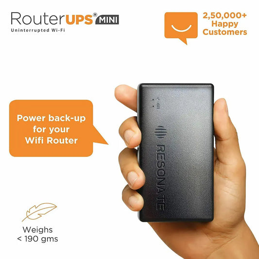 RESONATE CRU12V2AM 5400mAh 12V 1.5A Mini Router UPS
