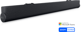 Dell SB522A Conferencing Soundbar with AI Noise Cancellation and Built-in Microphone - Black