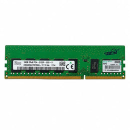 SK Hynix 16GB DDR4 ECC UDIMM 2133MHz 2Rx8 PC4-2133P HMA82GU7MFR8N-TF server memory module front view.