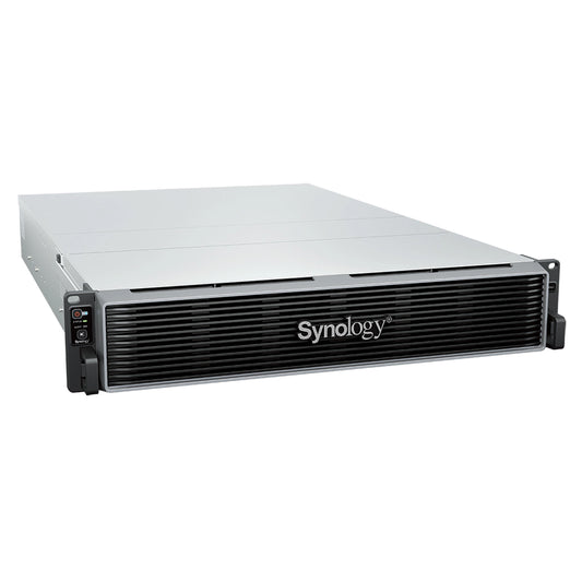 Synology RS4826xs+ enterprise rackmount NAS left angle view designed for scalable business storage and high availability -tpstech.in