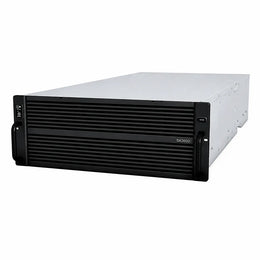 Synology SA6400 enterprise rackmount NAS front left angle view with 4U chassis for scalable business storage -tpstech.in
