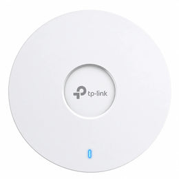 Top view of TP-Link EAP653 AX3000 ceiling mount Wi-Fi 6 access point with minimalist enterprise design