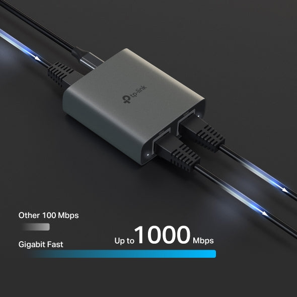 TP-Link EH210 1-to-2 Gigabit Ethernet Splitter Dual RJ45 LAN Network Adapter