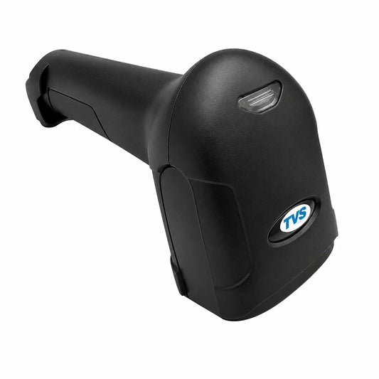 TVS BS-i201T USB 2D barcode scanner front right angled view for barcode scanning in retail, warehouse and POS applications -tpstech.in