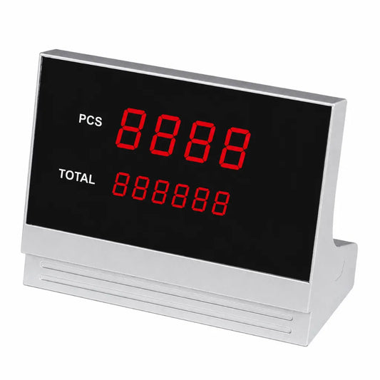 TVS CC 453 Star+ external customer display for real-time note count and total value display.