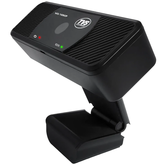 TVS Electronics WC 103 Full HD 1080P USB webcam front right angle view for video conferencing and online meetings -tpstech.in