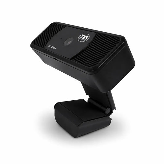 TVS Electronics WC 105 Full HD USB webcam right angle view with built-in microphone and Auto Focus for laptops and desktop PCs -tpstech.in