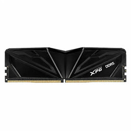 XPG ARMAX 16GB DDR5 RAM 5600MHz CL46 desktop memory front view with black aluminum heat spreader.