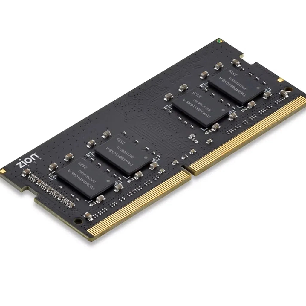 ZION 32GB DDR5 5600MHz SODIMM RAM Flat Angled Top View -tpstech.in