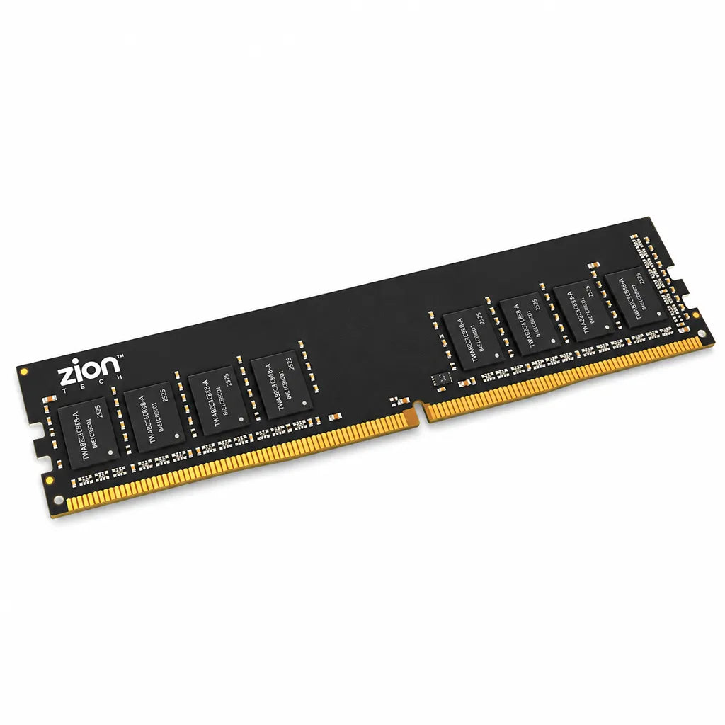 ZION 32GB DDR5 5600MHz UDIMM Desktop RAM Perspective Angle -tpstech.in