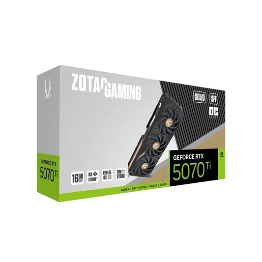 Zotac Gaming GeForce RTX 5070 Ti Solid SFF OC 16GB GDDR7 Graphics Card