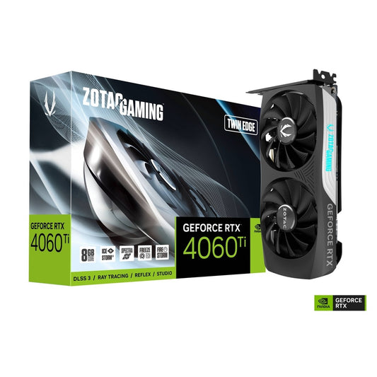 ZOTAC GAMING GeForce RTX 4060 Ti 8GB Twin Edge Graphics Card