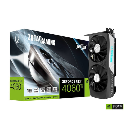 ZOTAC GAMING GeForce RTX 4060 Ti 16GB Twin Edge Graphics Card