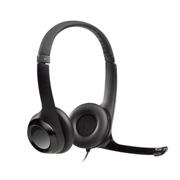 Logitech H390 USB Wired Headphone with Noise Cancelling Rotatable Mic