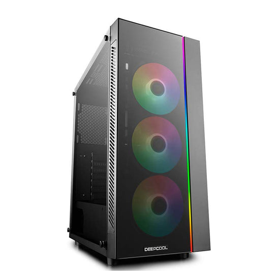 DEEPCOOL MATREXX 55 ADD-RGB 3F Mid Tower Gaming Computer Case Cabinet with 3 ARGB Fans