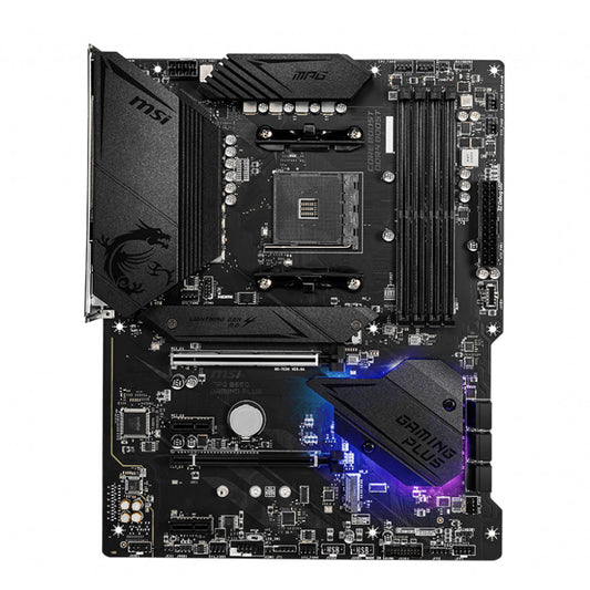 MSI MPG B550 GAMING-PLUS ATX Motherboard with DDR4 4400+MHz PCIe 4.0 and USB-C
