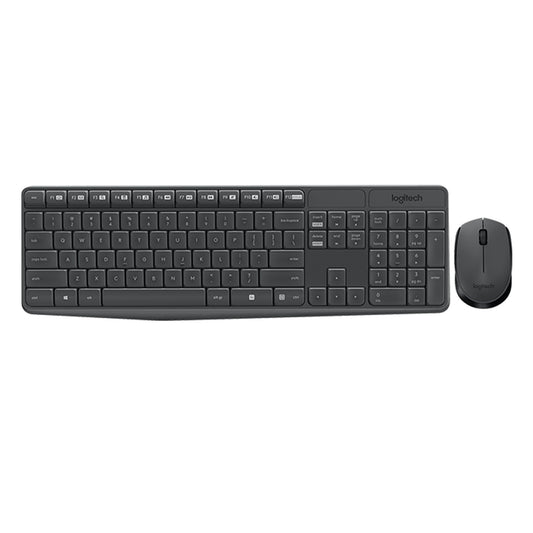 Logitech MK235 2.4GHz Wireless Keyboard and Mouse Combo - Black
