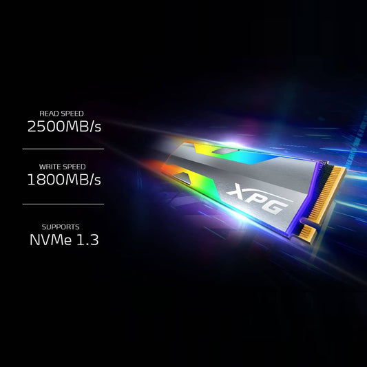 ADATA XPG SPECTRIX S20G 500GB M.2 2280 RGB Gaming Internal Solid State Drive