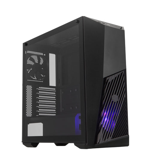 Cooler Master K501L RGB V2 Mid Tower Gaming Case with Pre-Installed RGB Fan PSU Shroud and Tempered Glass Side Panel
