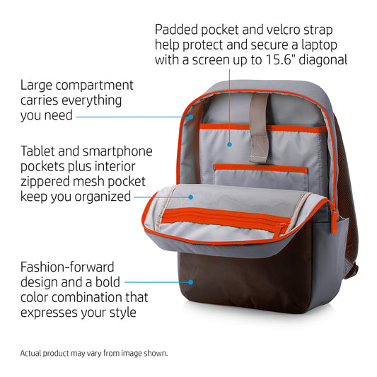 HP Duotone Backpack for 15.6-inch Laptop