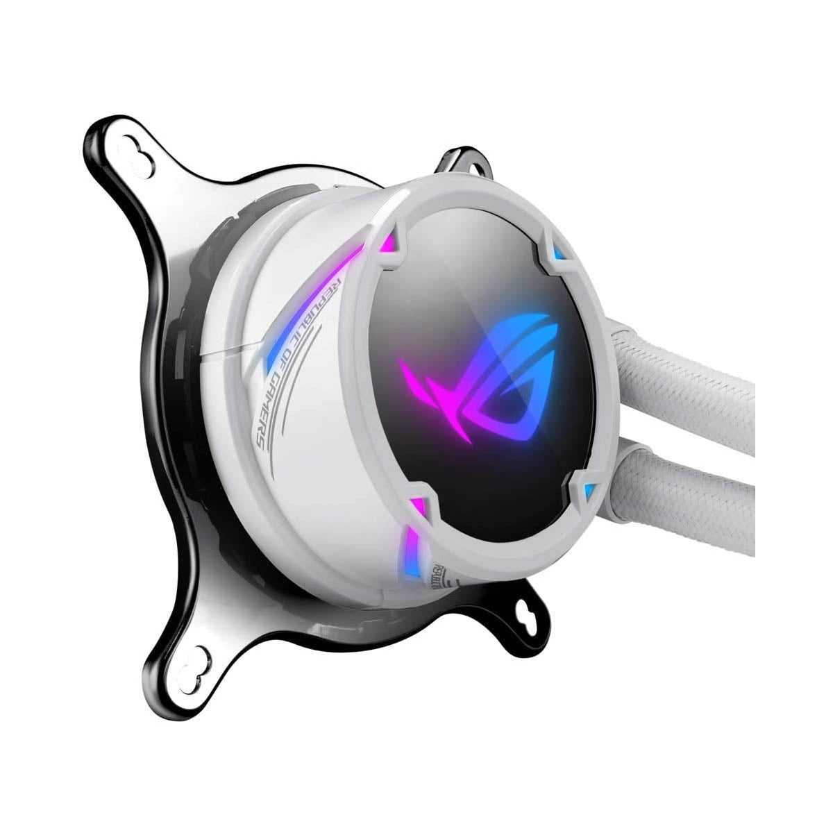 ASUS ROG STRIX LC 360 White Edition AIO 360mm Liquid Cooler with Triple 120mm PWM Fans