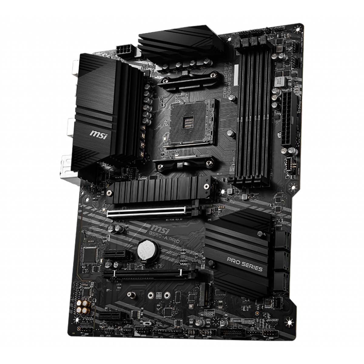 MSI B550-A PRO ATX Motherboard with DDR4 4400+MHz PCIe 4.0 Core Boost and Audio Boost
