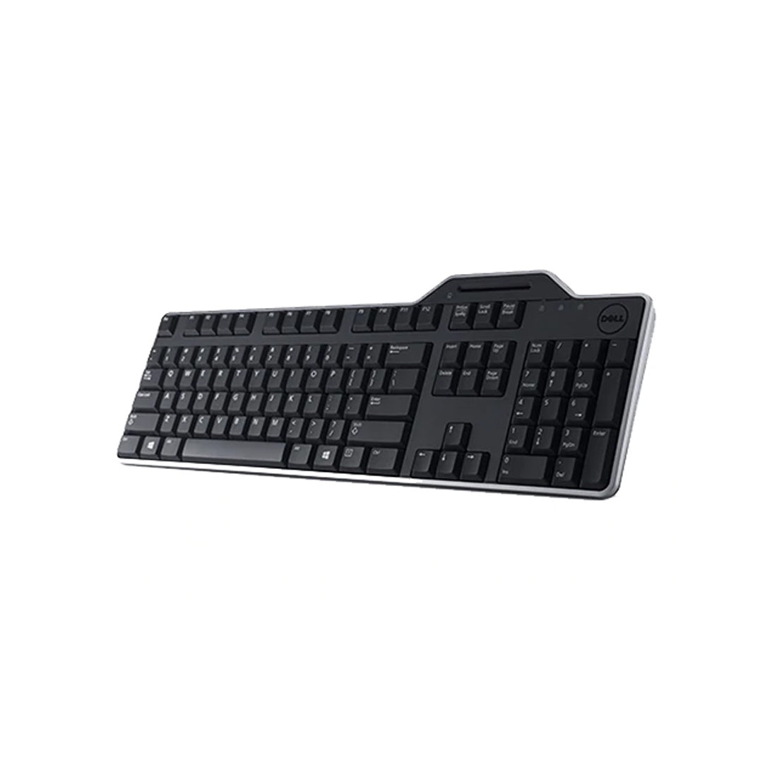 Dell KB813 Smartcard USB Wired Spill Resistance Keyboard with Palm Rest (International English) - Black