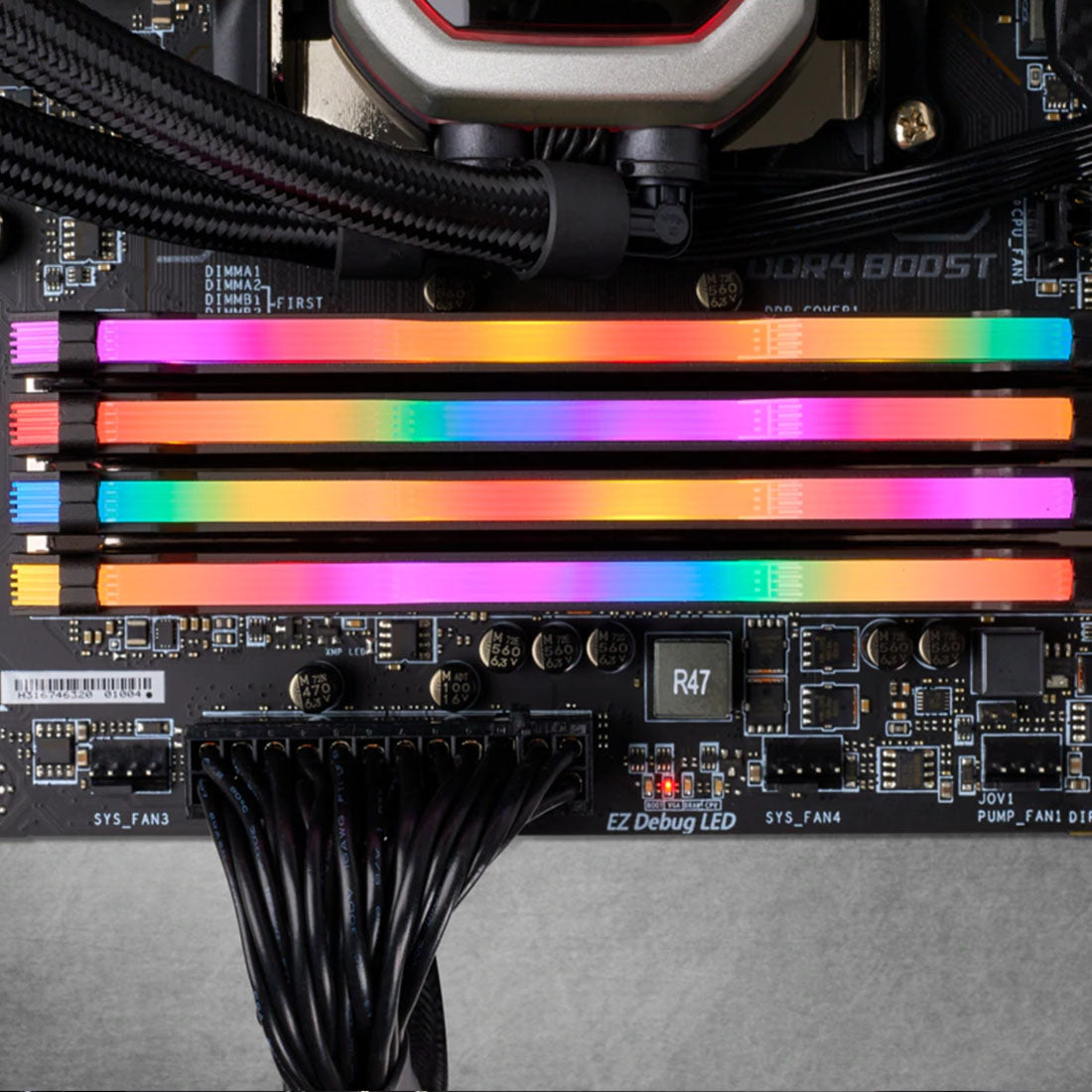 Corsair Vengeance RGB Pro 64GB (4x16GB) DDR4 RAM 3600MHz CL18 Desktop Memory