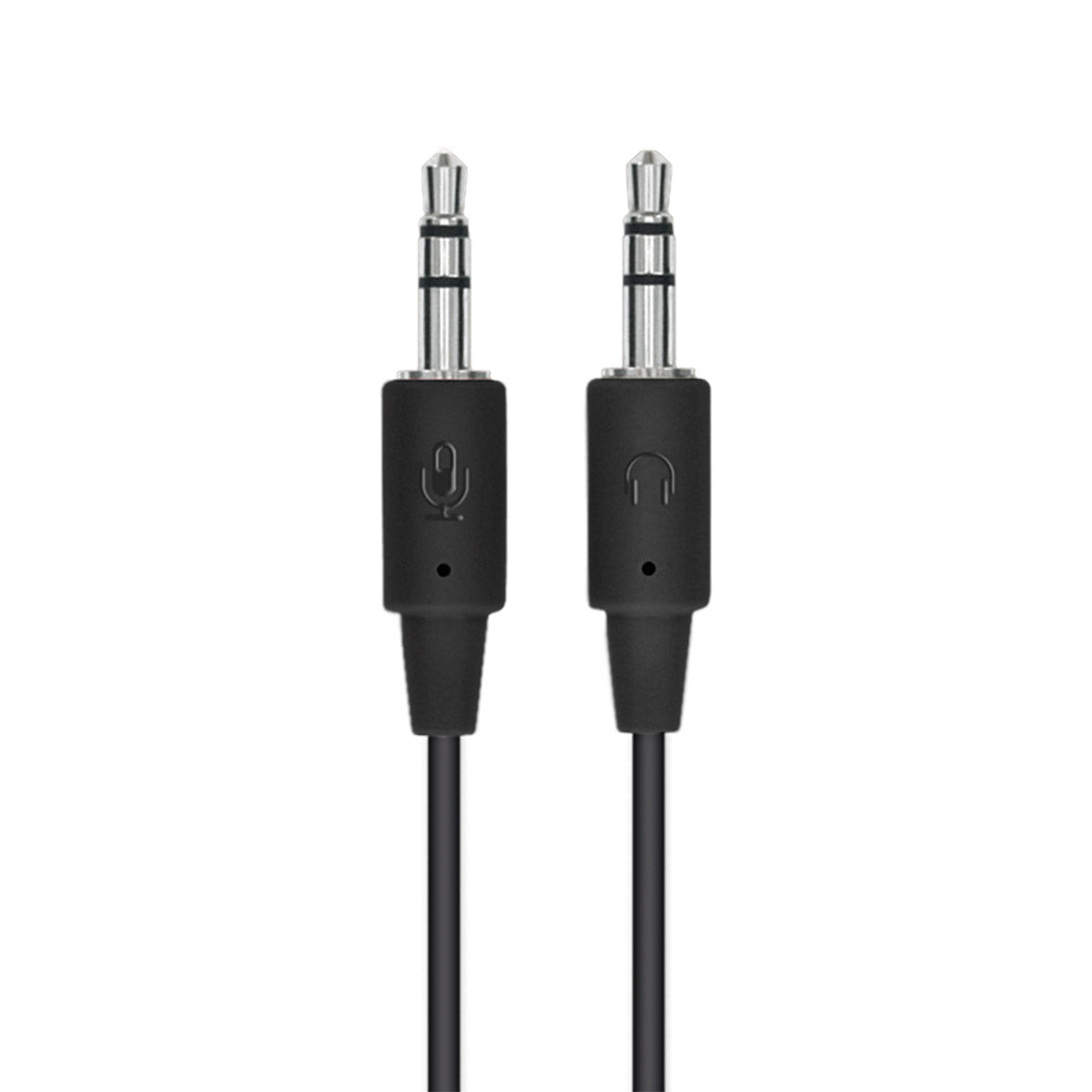 Logitech H110 3.5mm Wired Dual Plug Computer Stereo Headset with Mic - Black