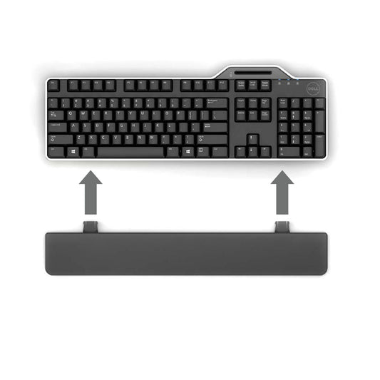 Dell KB813 Smartcard USB Wired Spill Resistance Keyboard with Palm Rest (International English) - Black