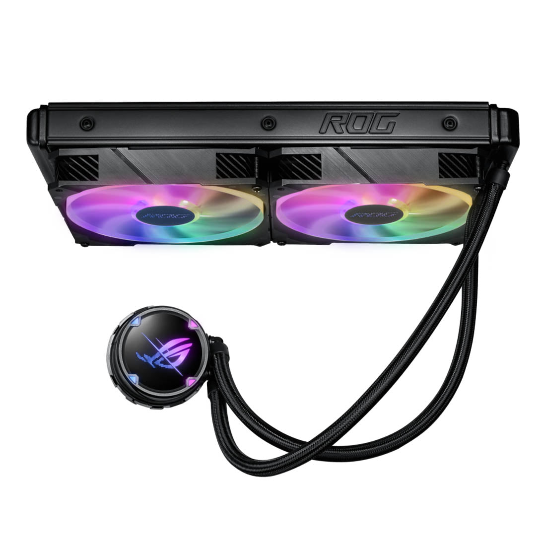 ASUS ROG STRIX LC II 280 ARGB AIO 280mm Liquid Cooler with Dual 140mm PWM Fans