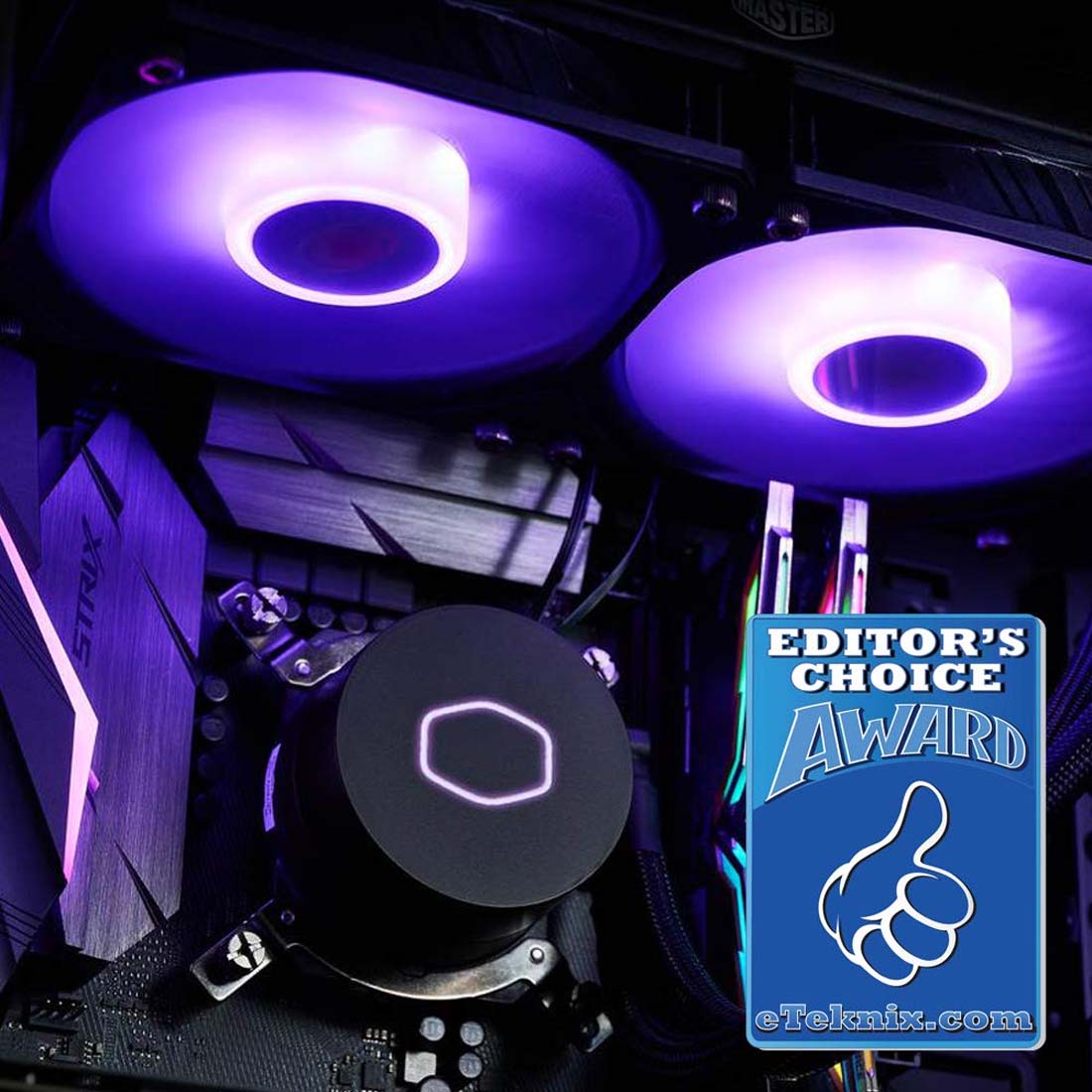 Cooler Master MasterLiquid ML240L 240mm RGB V2 CPU Liquid Cooler with Dual SickleFlow Silent Fan