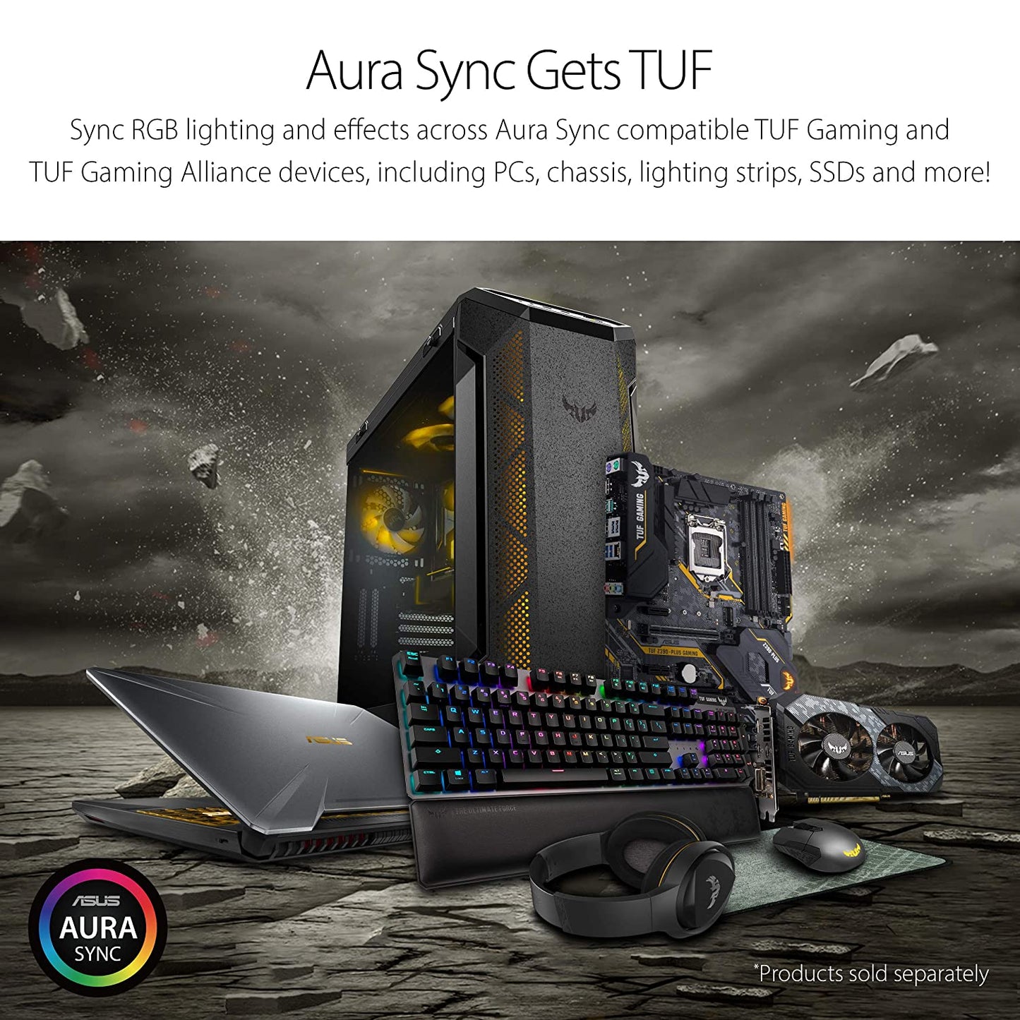 ASUS TUF Gaming K7 Optical-Mechanical RGB Keyboard with IP56 Water and Dust Resistance