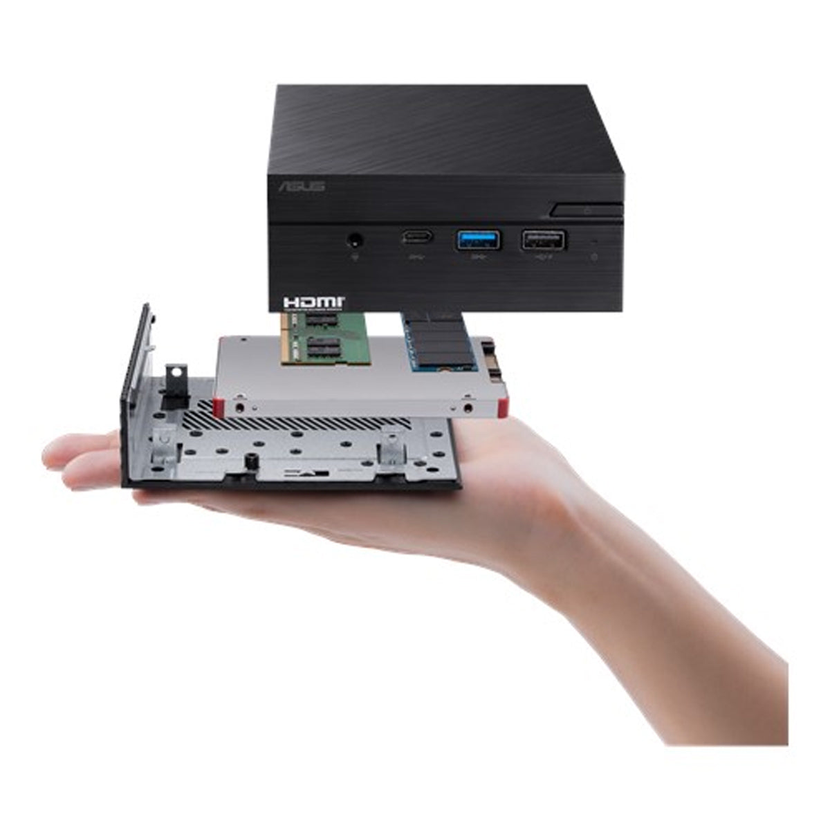 ASUS Mini PC PN40 with Intel Celeron Quad-Core J4105 Processor DDR4 RAM 4K UHD Support and USB-C