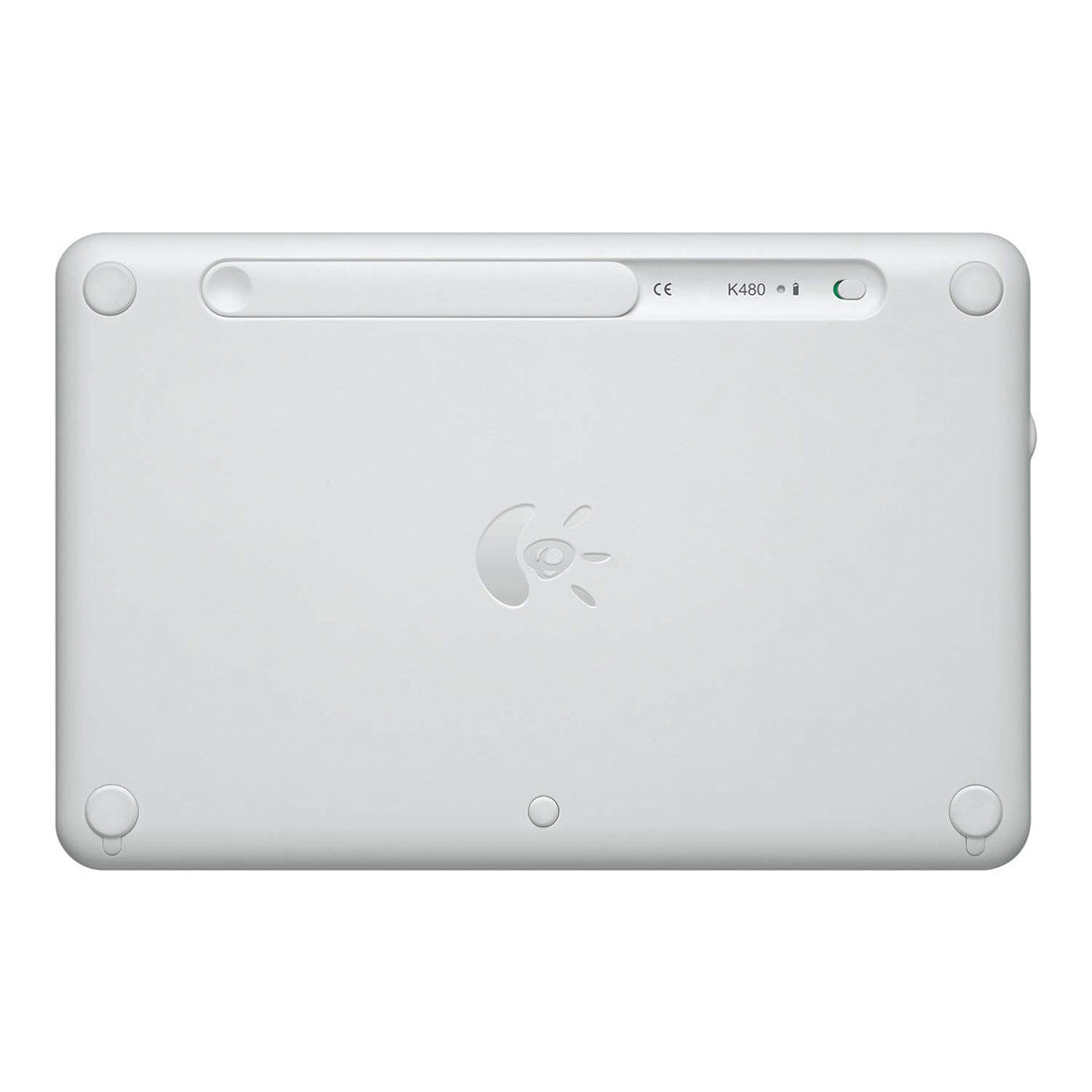 Logitech K480 Wireless Multi-Device Keyboard White with Bluetooth Connectivity Up to 10m Range