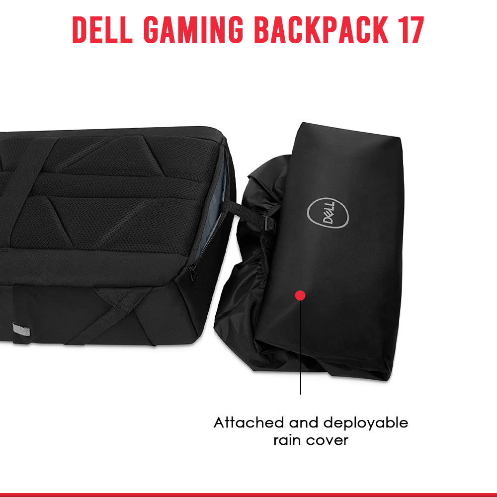 Dell GM1720PM Gaming Lite 17" Laptop Backpack with Water Resistant Exterior and Reflective Front