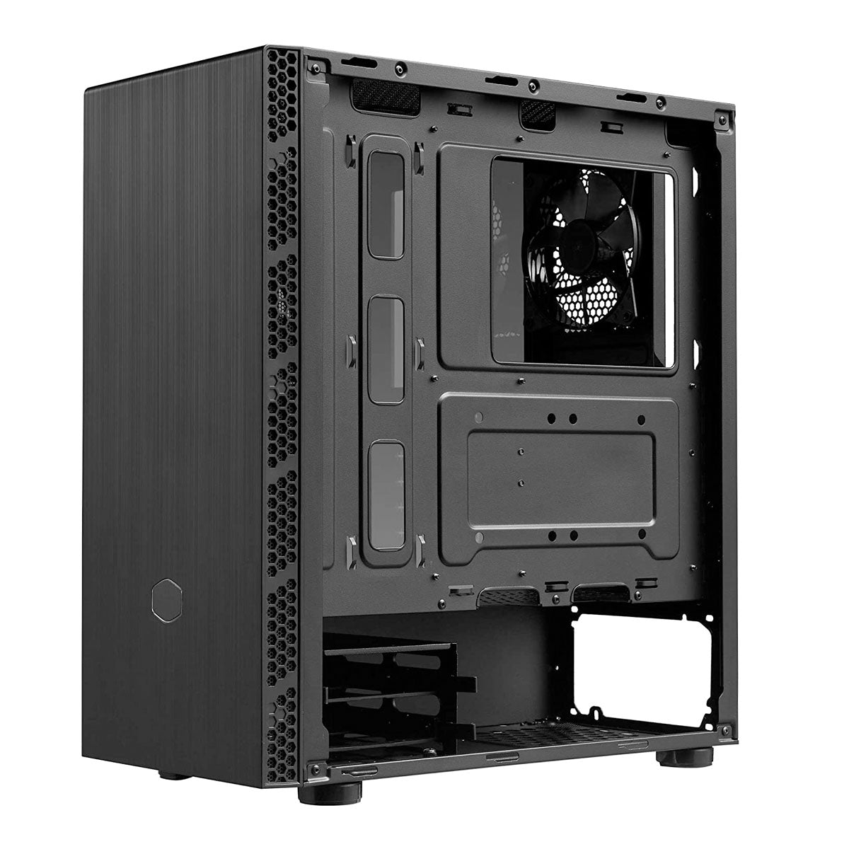 Cooler Master MasterBox MB600L V2 Mid-Tower Cabinet with Steel Side Panel and 120mm Rear Fan