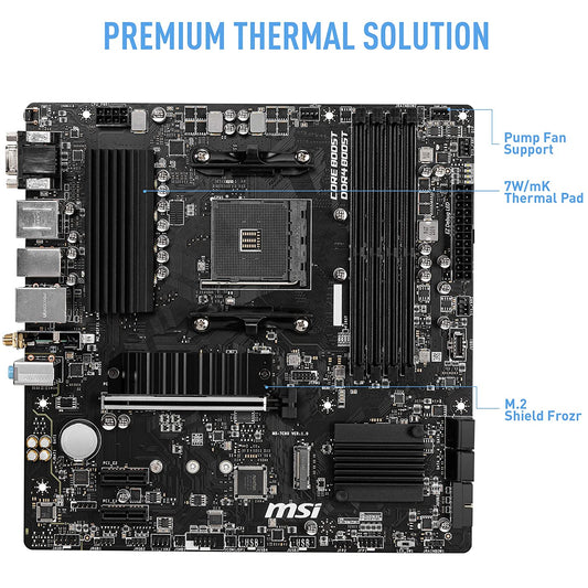 MSI B550M PRO-VDH WiFi DDR4 Micro-ATX Motherboard