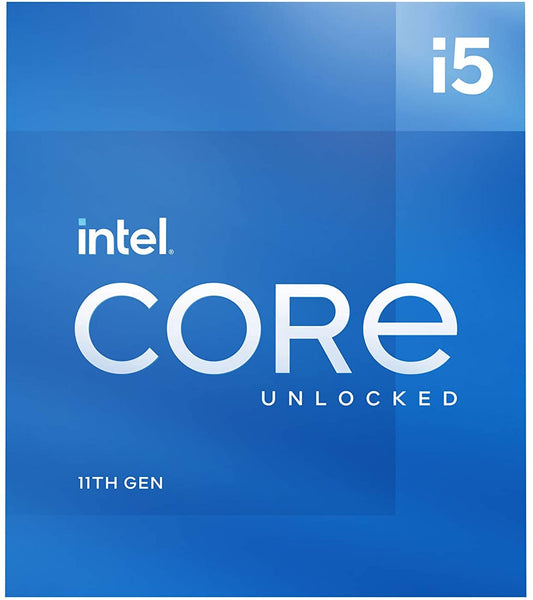 Intel Core 11th Gen i5-11600K LGA1200 Unlocked Desktop Processor 6 Cores up to 4.9GHz 12MB Cache