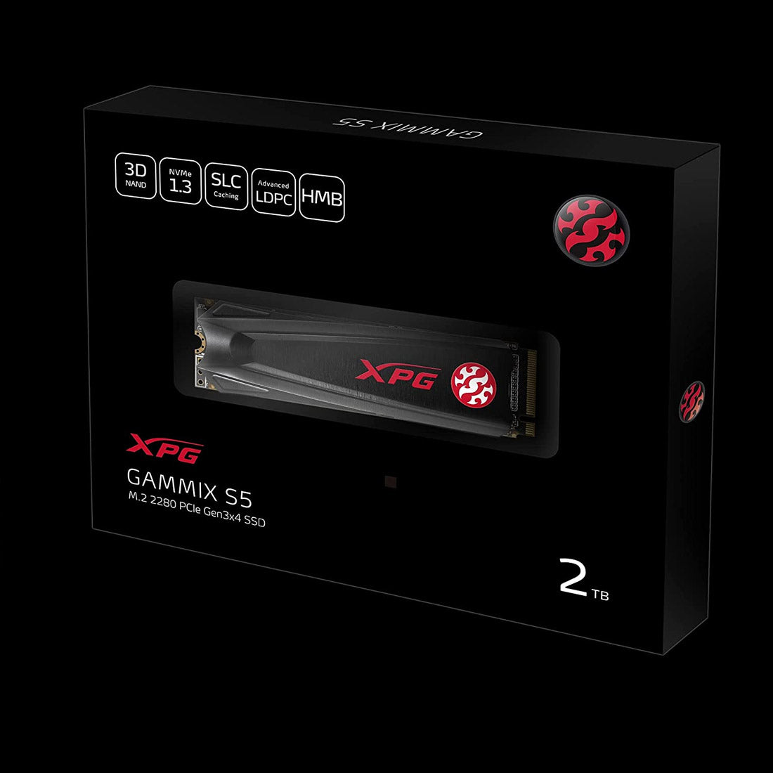 ADATA XPG GAMMIX S5 2TB M.2 2280 PCIe Gaming Internal SSD