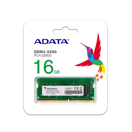 ADATA Series 16GB DDR4 RAM 3200MHz Laptop Memory