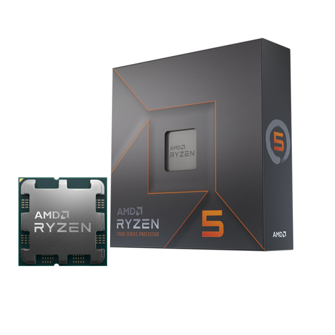 AMD Ryzen 5 7600X Desktop Processor 6 Cores up to 5.3GHz 38MB Cache AM5 Socket with Radeon Graphics