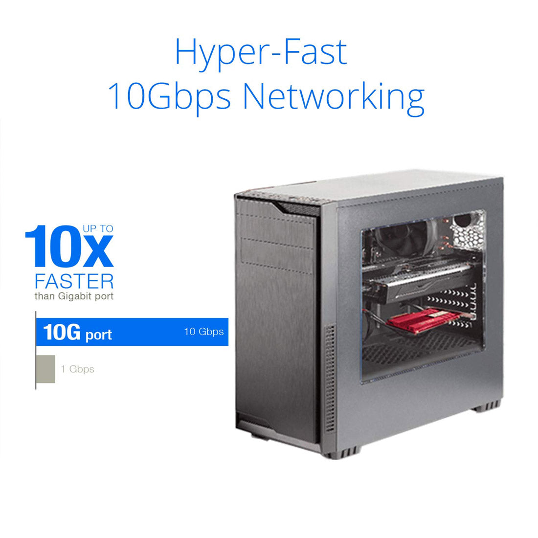 ASUS XG-C100F 10G Ethernet PCIe Network Adapter