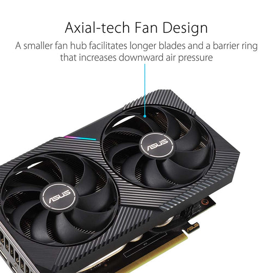 ASUS Dual RTX 3050 OC Edition 8GB GDDR6 128-Bit Graphics card