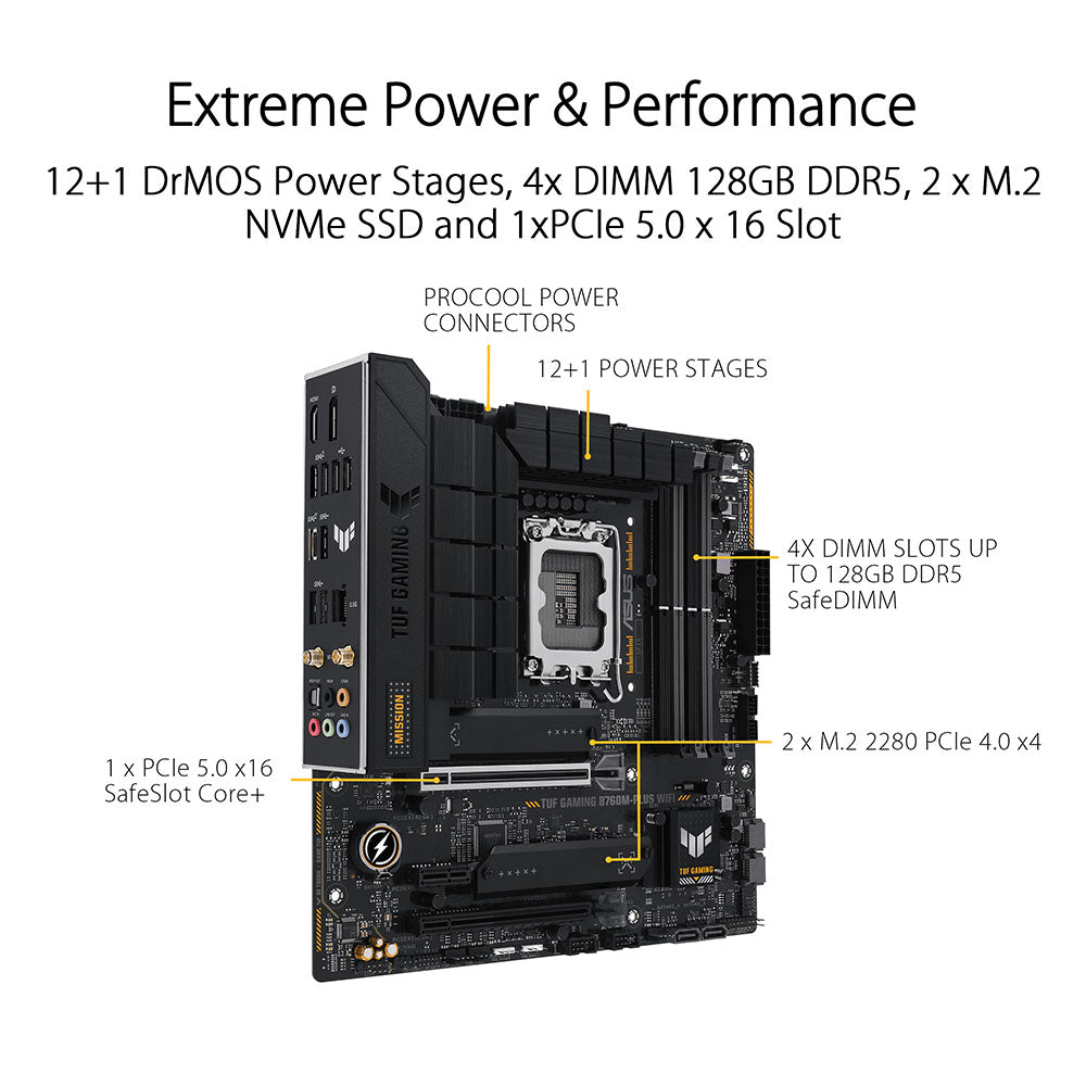 Jual Asus Tuf Gaming B760m-plus Wifi Ii Motherboard Intel B760 Ddr5 M-atx Di Seller Eon Tech_ - Suka Damai, Kota Medan Jual Asus Tuf Gaming B760m-plus Wifi Ii Motherboard Intel B760 Ddr5 M-atx Di Seller Eon Tech_ - Suka Damai, Kota Medan