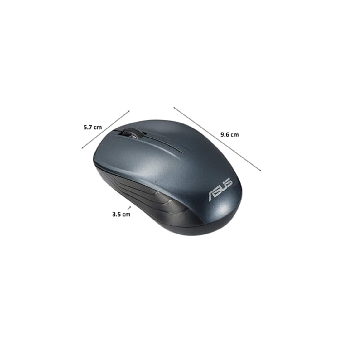 Asus WT200 Wireless Optical Mouse with 1200 DPI Ergonomic Design and 2.4GHz Technology